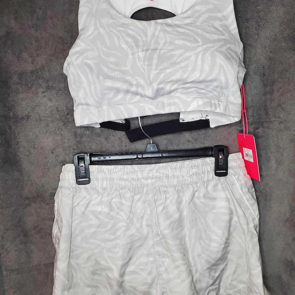 Juicy Couture Sports Bra/Running Short Set